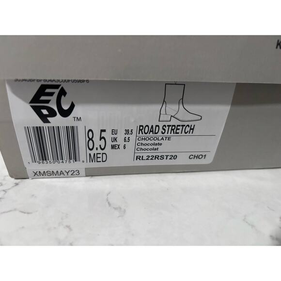 REACTION Kenneth Cole Road Stretch Womens 8.5M Chocolate Boots Booties - Picture 9 of 9